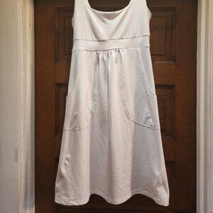 Susana Monaco White Pocket Tank Dress , size S